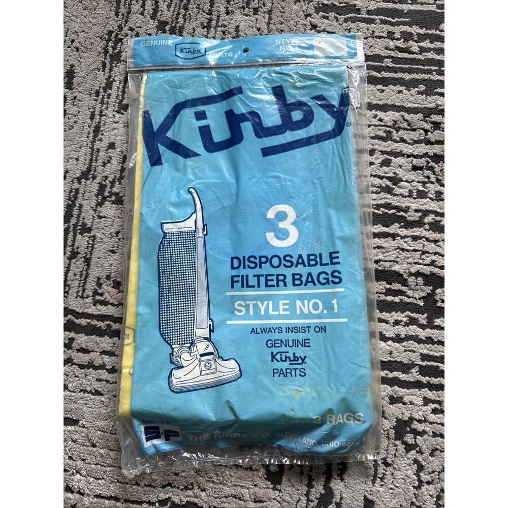 Kirby Style 1 Tradition Vacuum Cleaner Bags Disposable Filter Bag